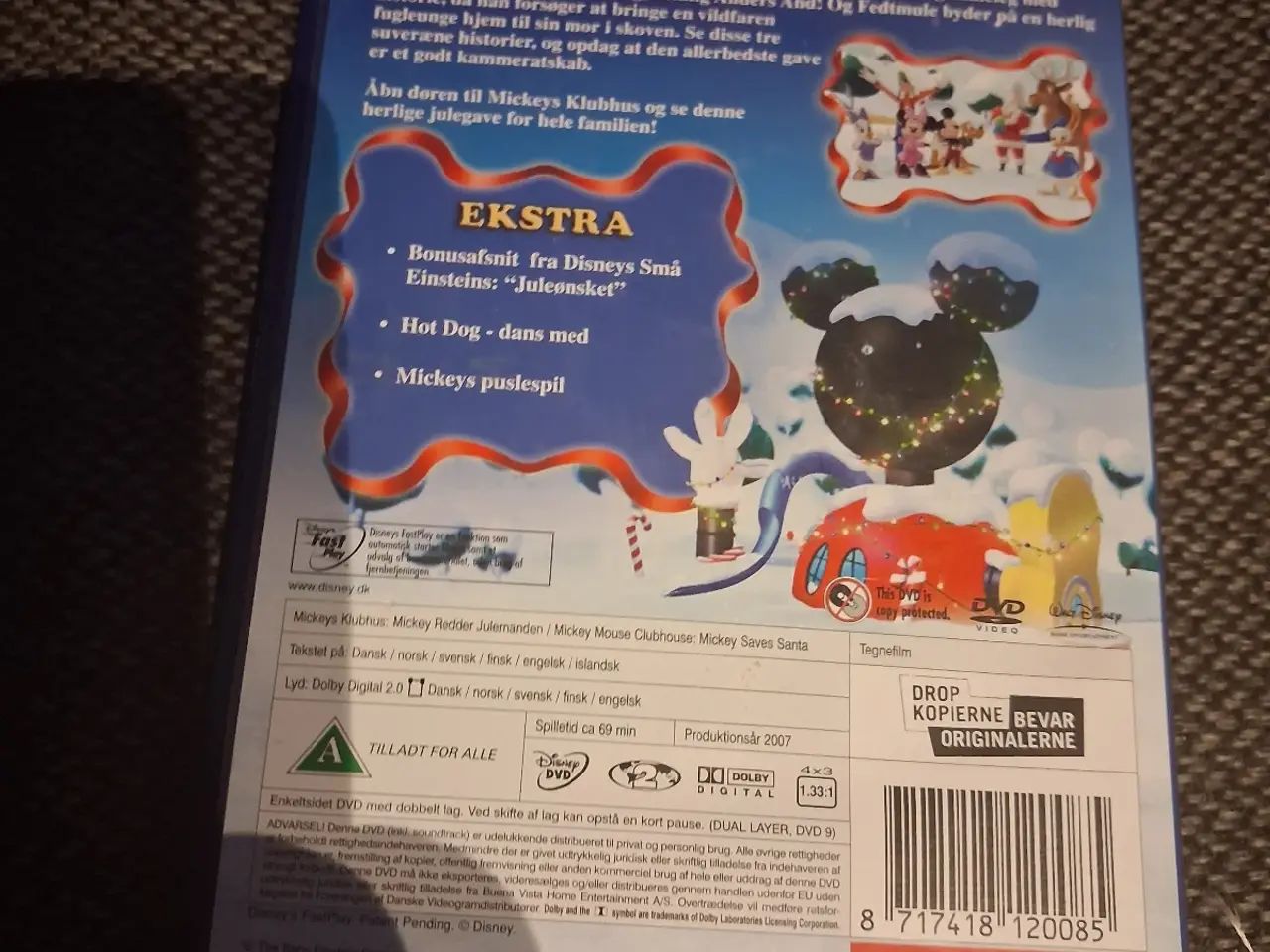 Billede 2 - đ Disney â Mickey redder julemanden pĂ„ dvd