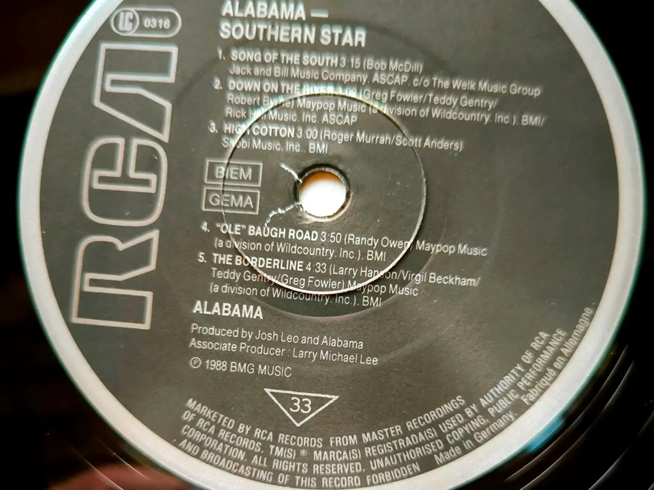 Billede 5 - LP, Alabama x3