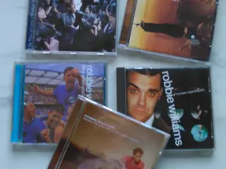 Robbie Williams: 5 Cd'er Stk. 25 kr. - alle 70 kr.
