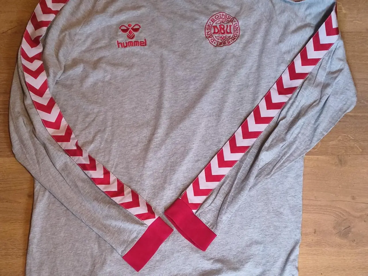 Billede 6 - RETRO DANMARK HUMMEL TRØJE, STR. XL I FLOT STAND