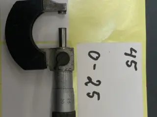 Micrometer skruer udvendig DIV