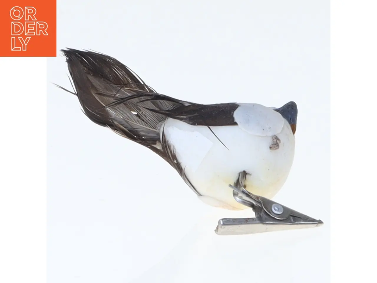Billede 2 - Fugl dekorationsfigur med klips (str. 5,5 cm)
