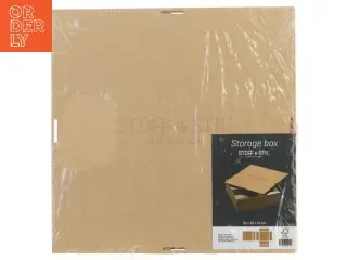 Opbevaringsboks 32x32x10 cm fra Stoff & Stil (str. 32x32x10 cm)