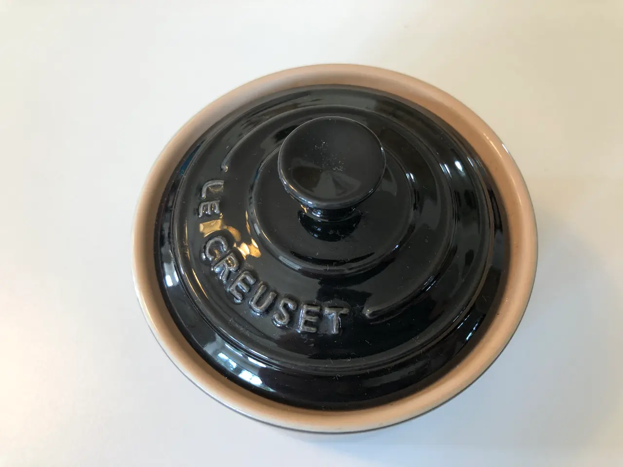 Billede 6 - Le Creuset sukkerskål i sort
