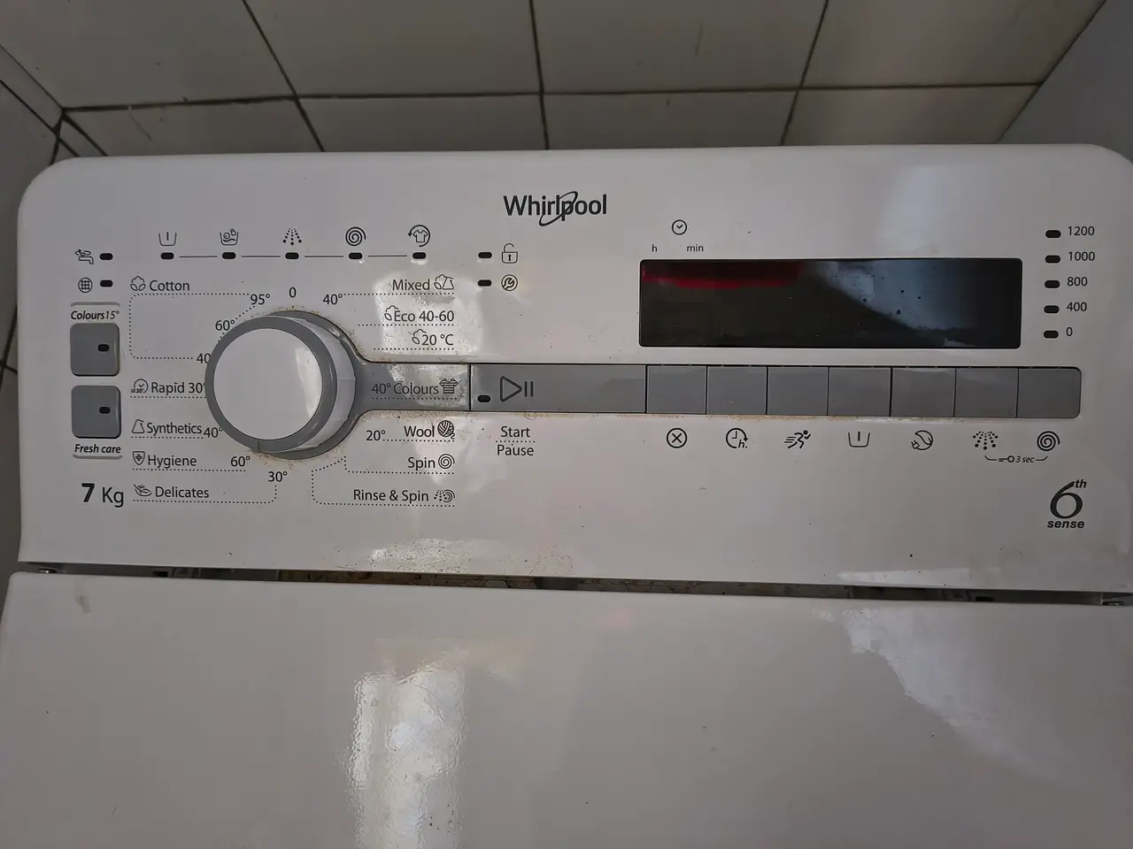 Billede 1 - Whirlpool topbetjent vaskemaskine 