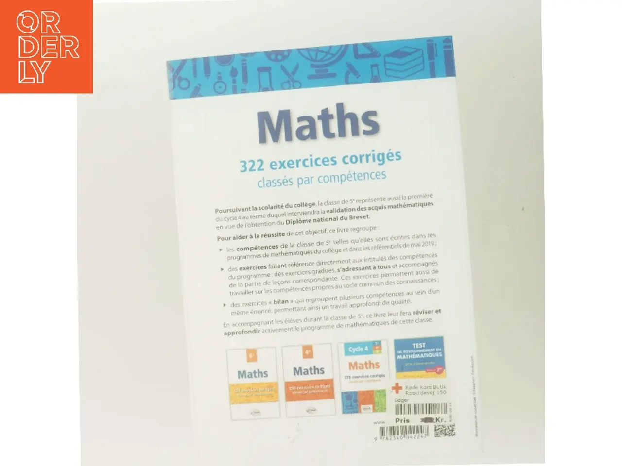 Billede 3 - Maths 5e - 322 exercices corrigés classés par compétences af Ukendt forfatter (Bog)