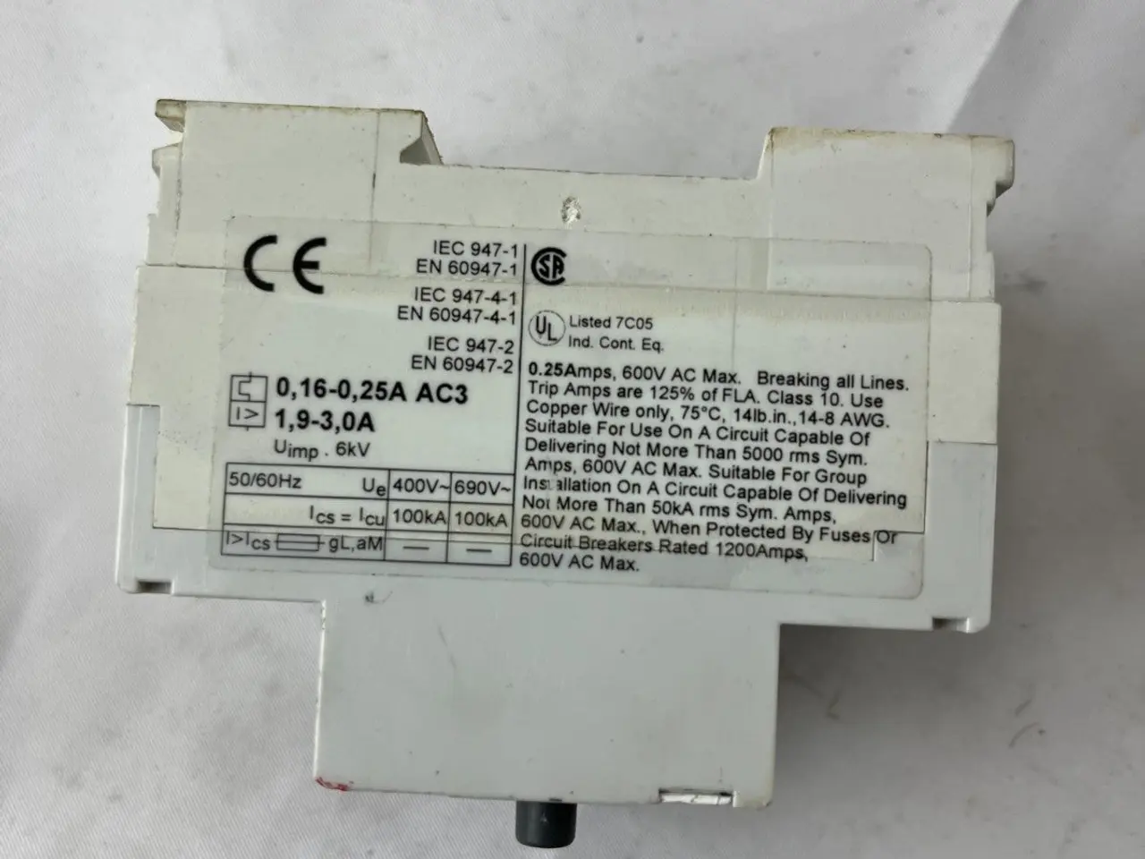 Billede 4 - ABB MS325 Motor Protection automatsikring 690V