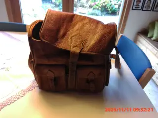 Vintage lædertaske