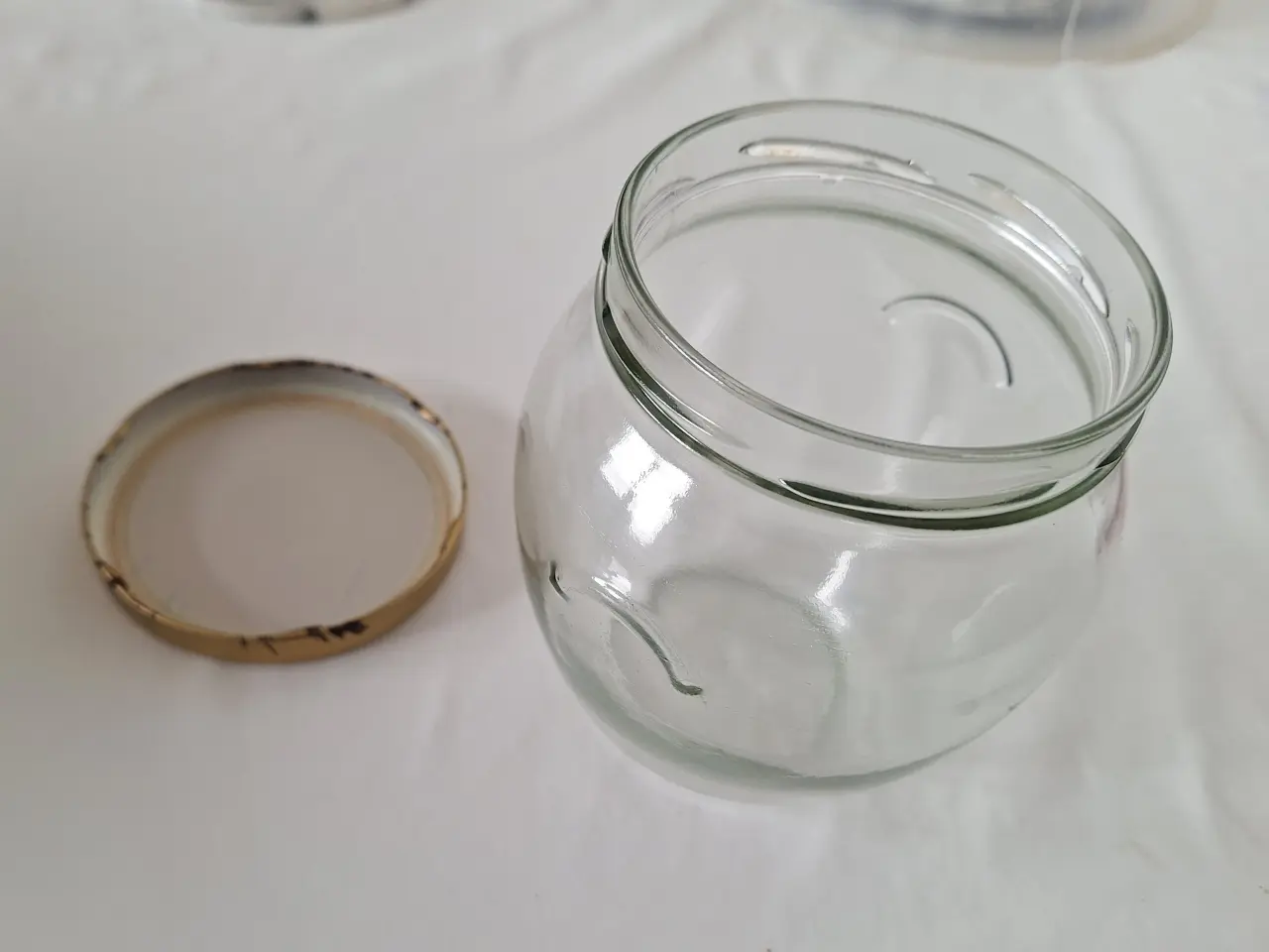 Billede 4 - Opbevarings-glas	