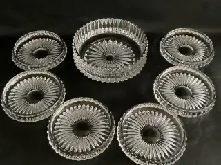 Krystalglas, serværingsskåle