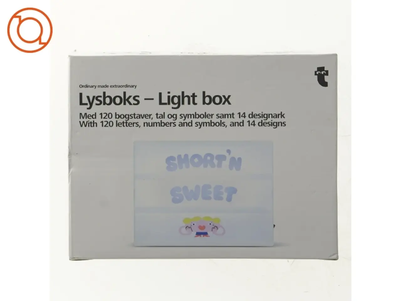 Billede 1 - Lys boks fra Tiger (str. 21 x 16 cm)