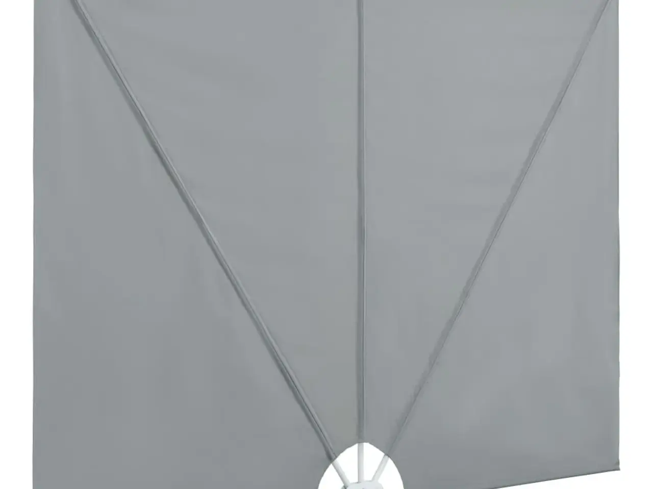Billede 5 - Sammenklappelig sidemarkise til terrasse - grå 240 × 160 cm