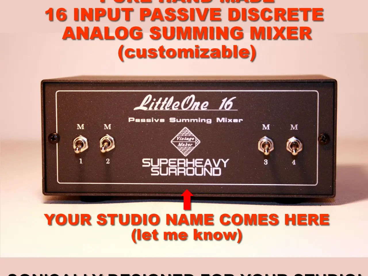 Billede 1 - 16 CH Input Analog Studio Summing Mixer