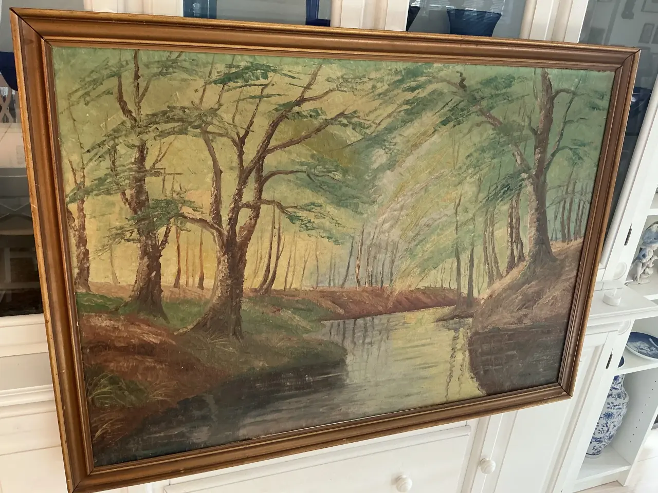 Billede 2 - Oliemaleri: af C Jørgensen 75 x 100 naturmotiv 