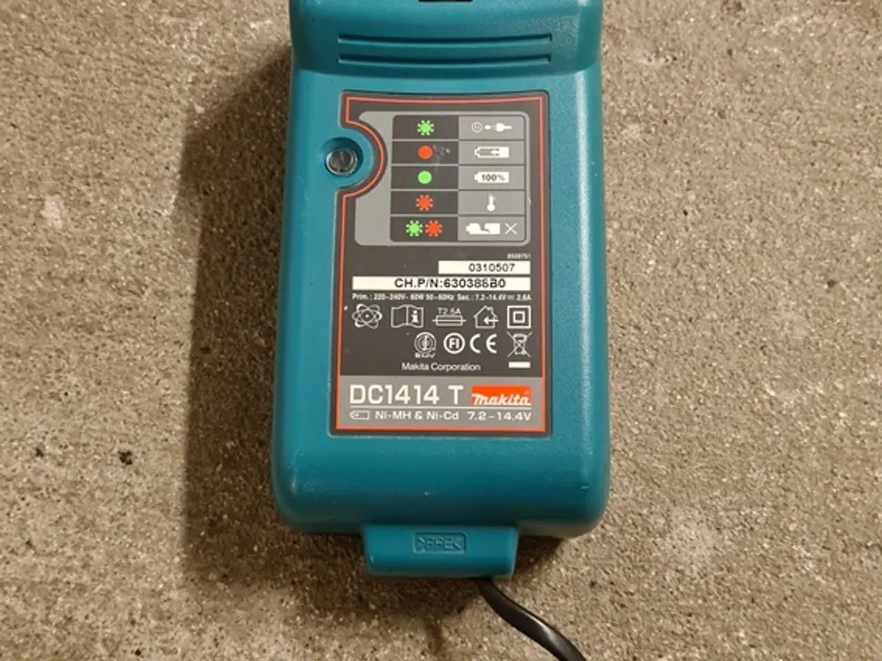 Billede 2 - Original Makita DC1414 T batterilader 12V