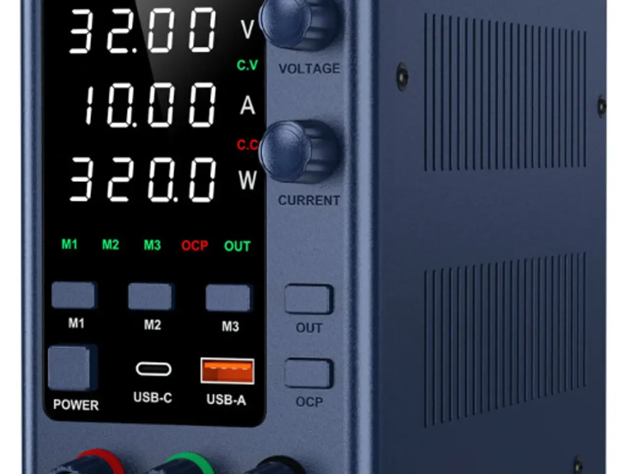 Billede 1 - Strømforsyning 0-30 Volt og 0-10 Amp