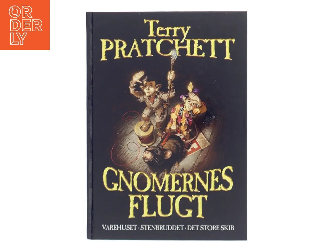 Billede 1 - Gnomernes flugt : Varehuset, Stenbruddet, Det store skib af Terry Pratchett (Bog)