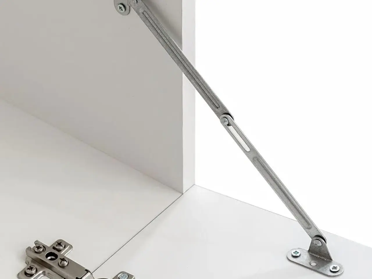Billede 8 - Skabssæt med tv-skab og LED-lys 5 dele hvid