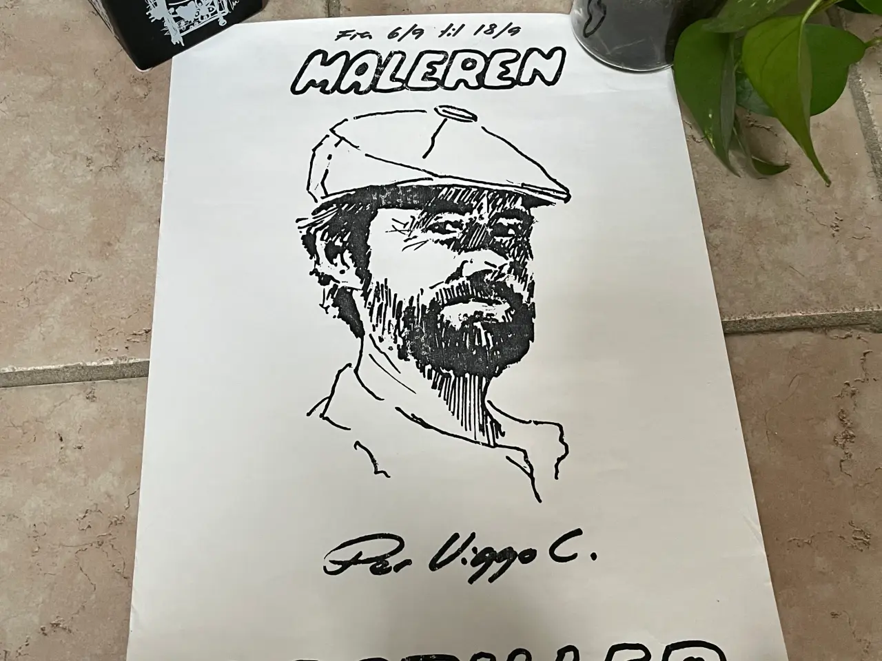 Billede 1 - Plakat: Maleren Per Viggo C