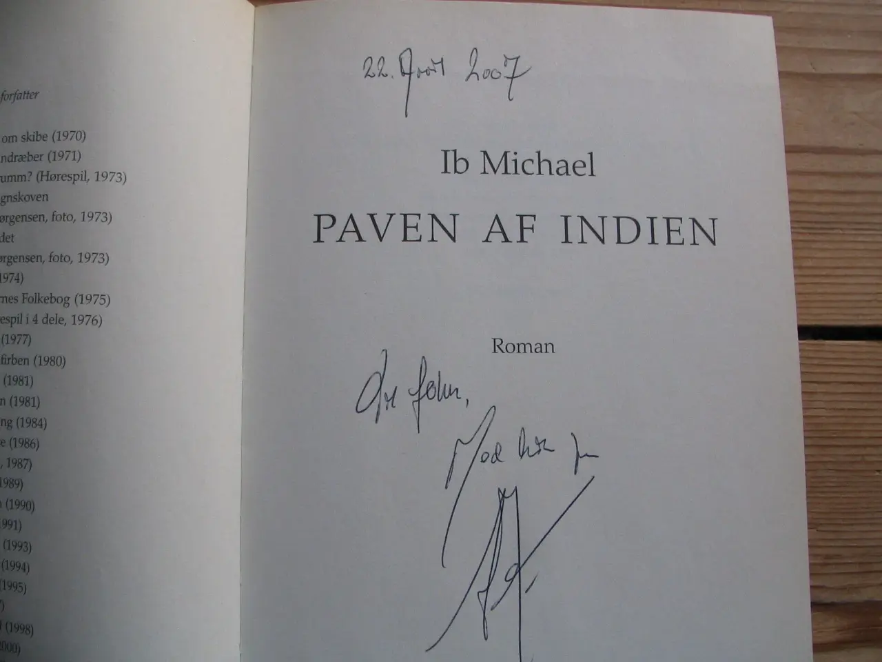 Billede 2 - Ib Michael. Paven af Indien
