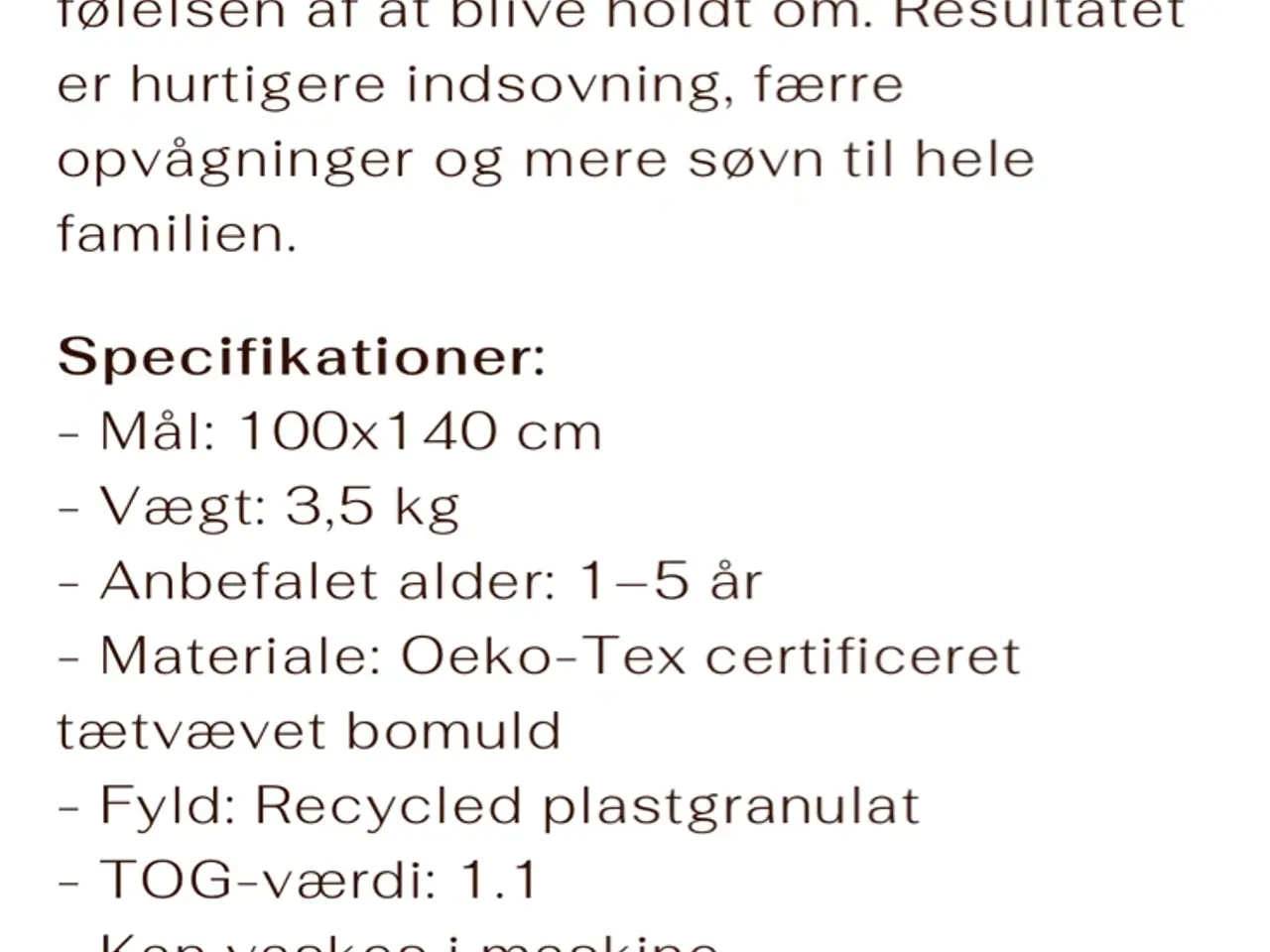 Billede 3 - Junior tyngdedyne