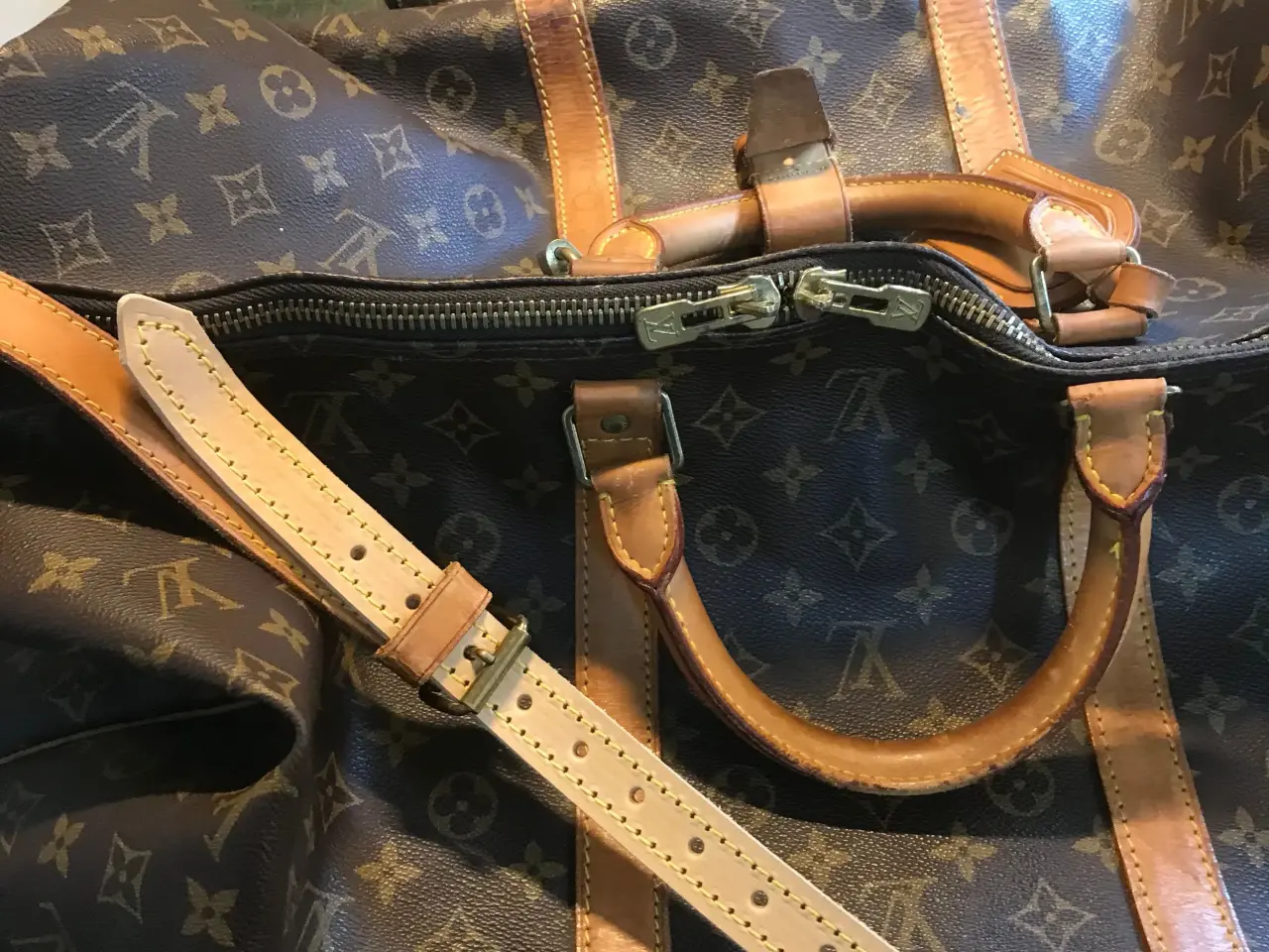 Billede 2 - Ny skulder rem i natur kernelæder Louis Vuitton