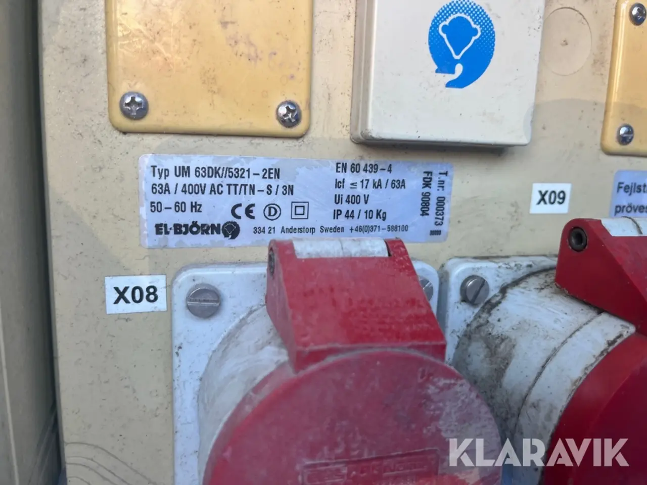 Billede 9 - Byggestrøm tavle El-Bjørn BC 750 1 styk