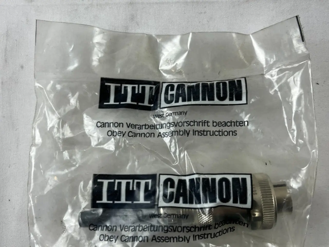 Billede 2 - ITT Cannon Circular stik Plug Metal Field Wireable