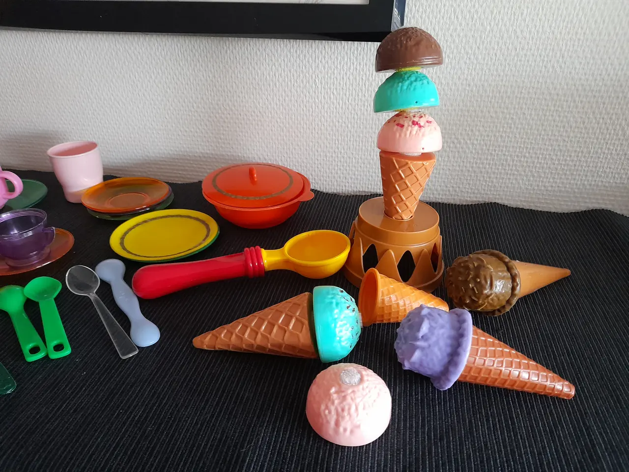 Billede 2 - Legemad: is, frugt + kopper, skeer m.m (40 dele)