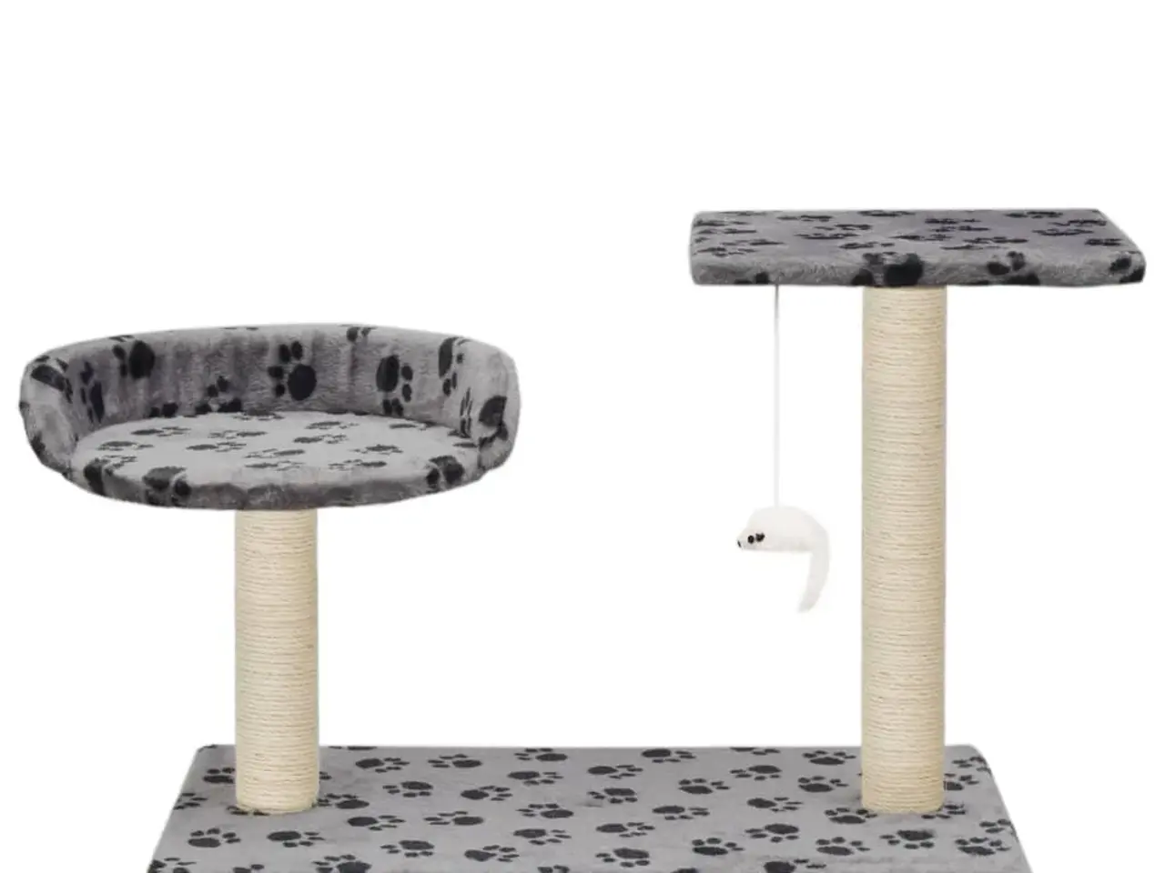 Billede 5 - Kradsetræ med sisal - 95 cm, grå med poteaftryk
