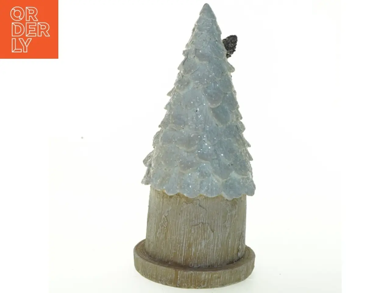 Billede 2 - Dekorativt juletræ med belysning (batterier) (str. 26x12 cm)