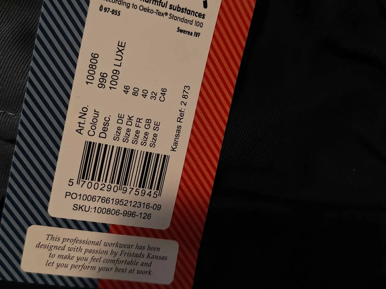 Billede 7 - Fristads Icon Overalls (Sort/Grå) – Slidstærkt arb