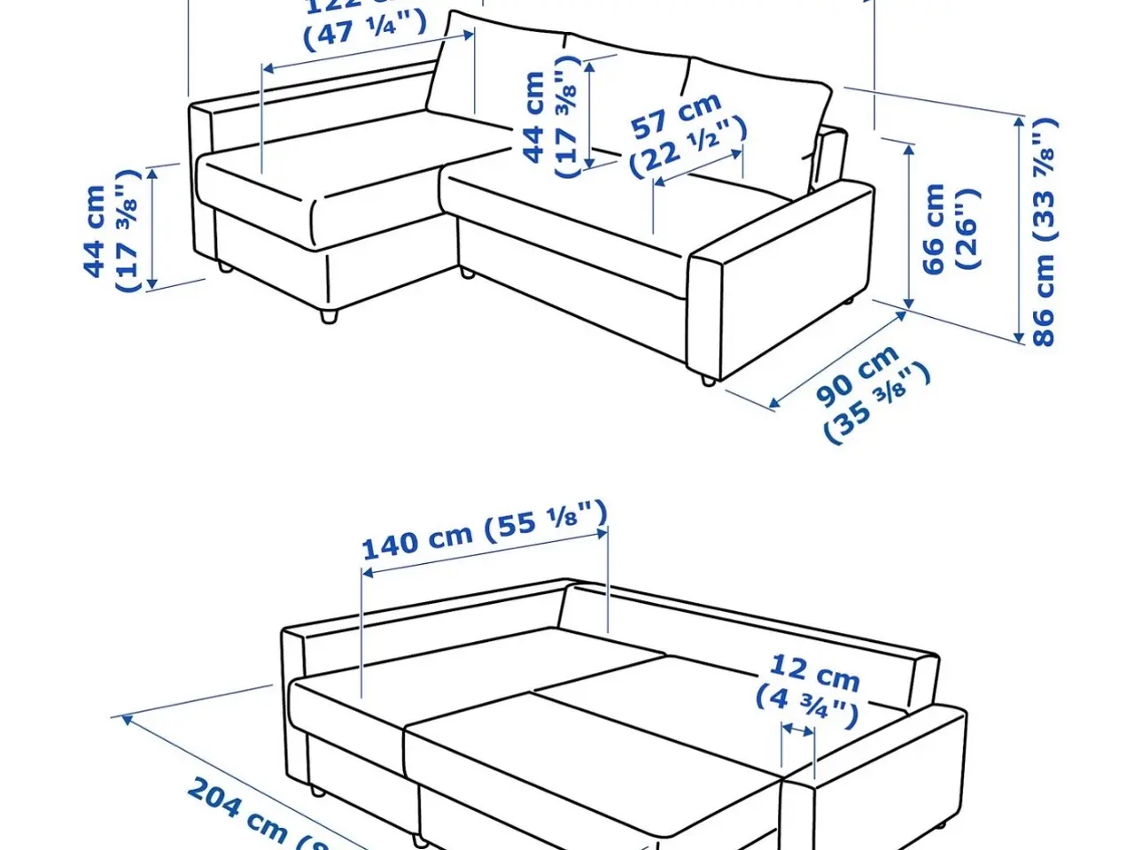 Billede 2 - GRATIS Friheten IKEA sofa