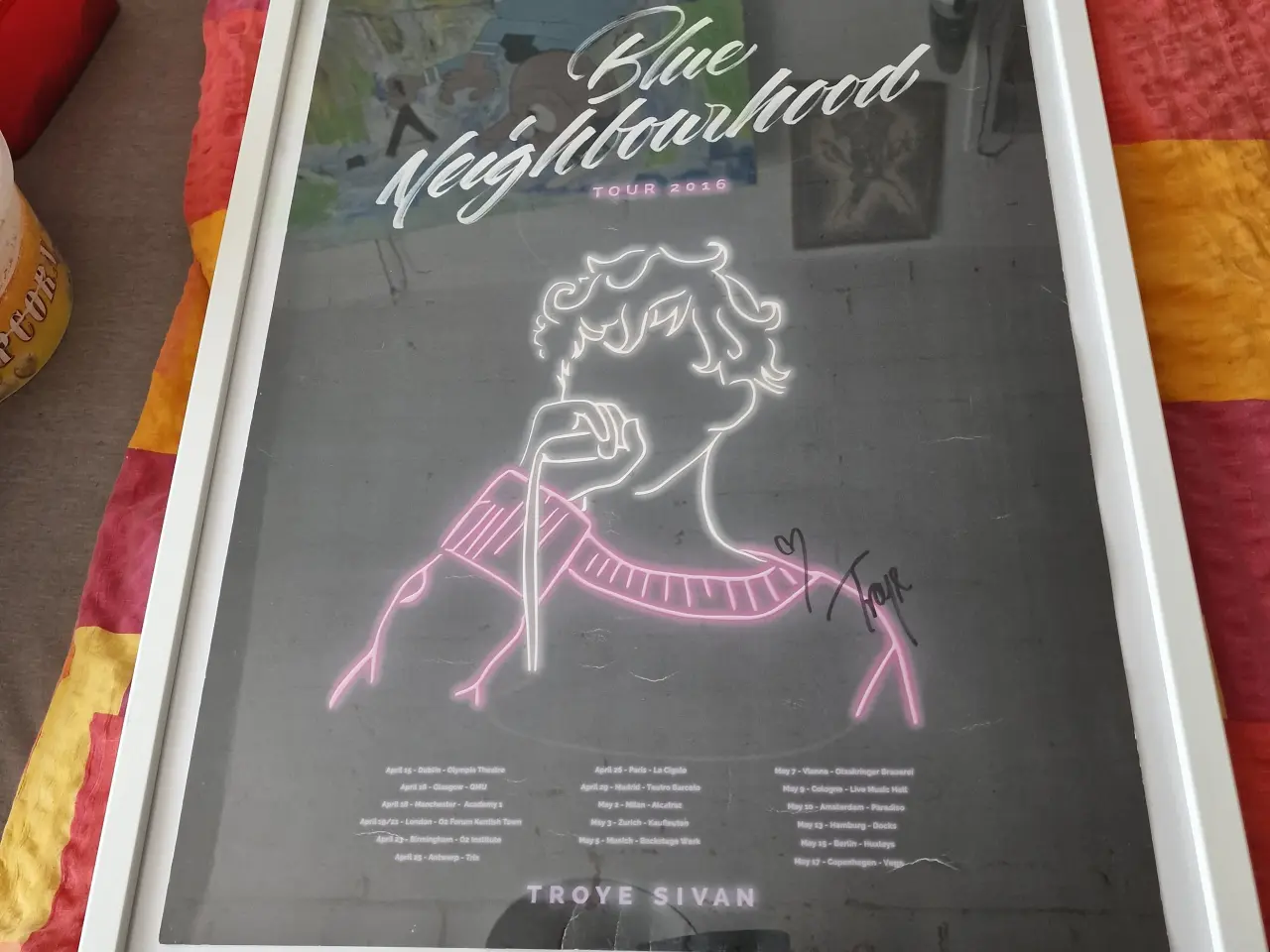 Billede 1 - TROYE SIVAN Blue Neighbourhood TOUR 2016 plakat