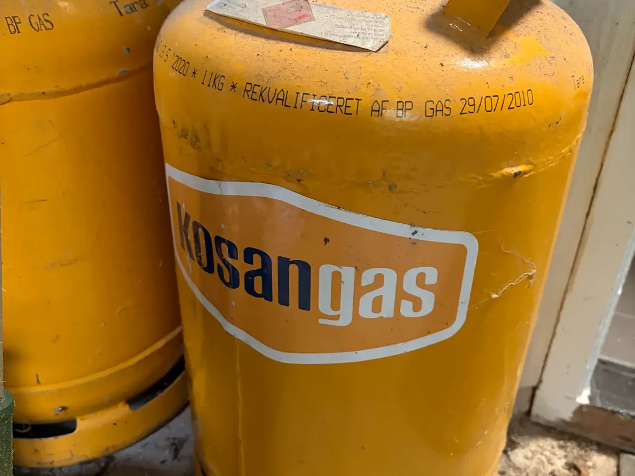 Billede 2 - 2 stk 11 kg gasflasker