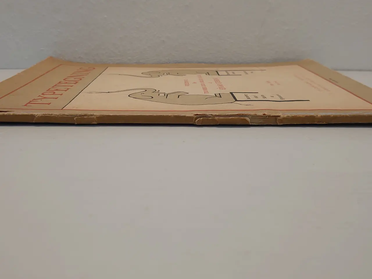 Billede 3 - Ejnar Gjessing: Typetegning. 1. hefte fra 1920.