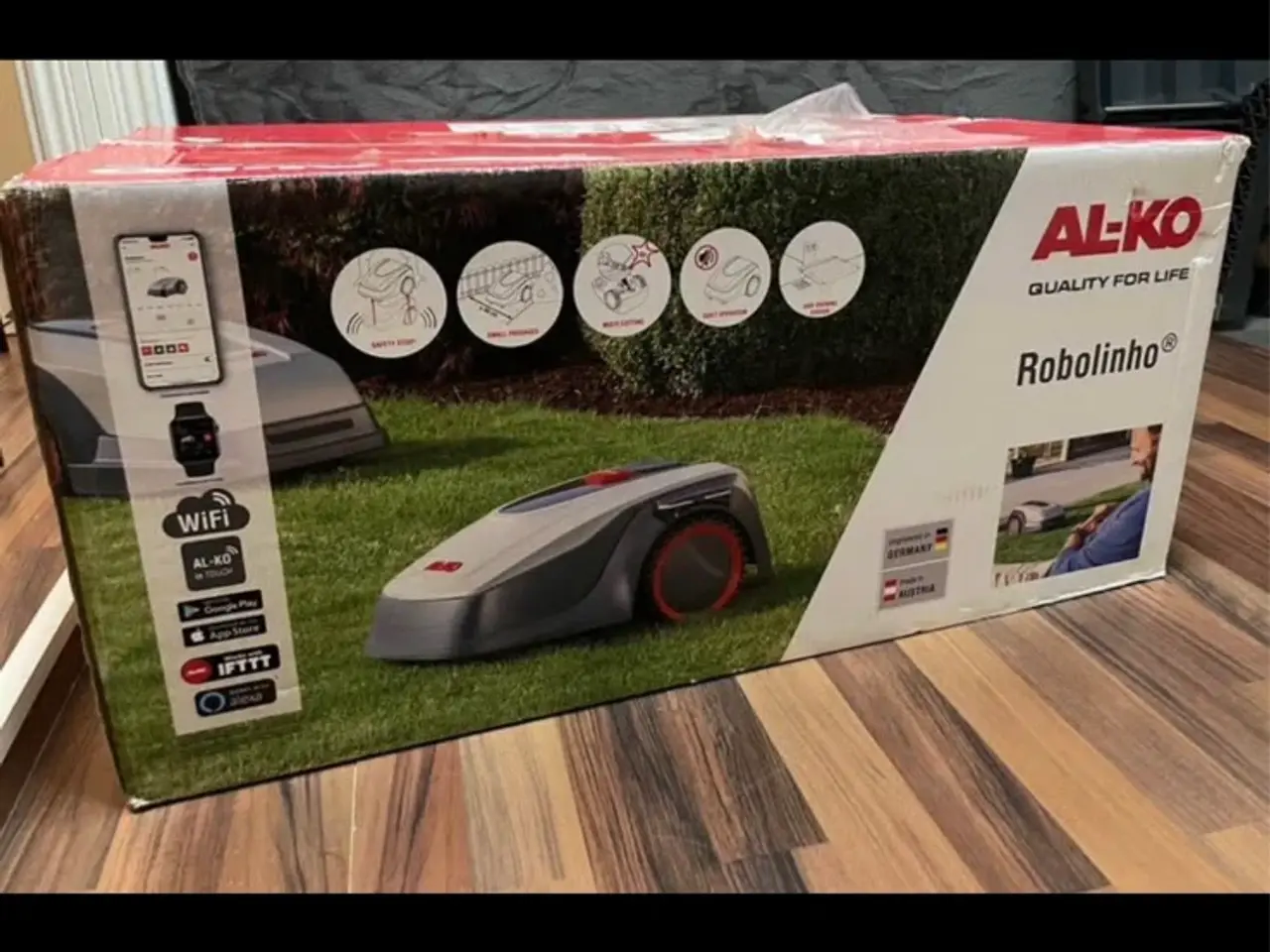 Billede 4 - AL-KO Robolinho Robotplæneklipper 500 m² med garag