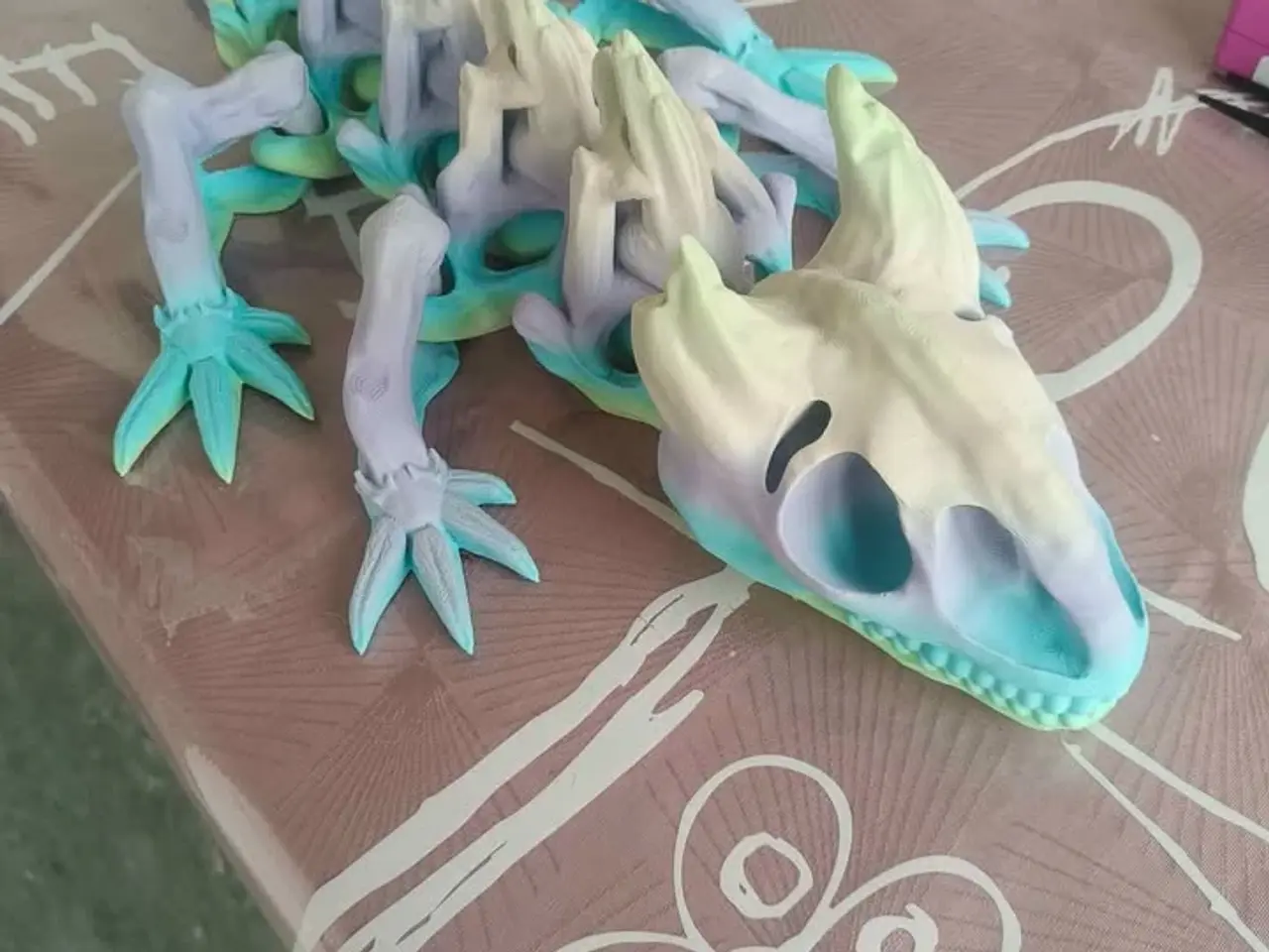 Billede 1 - skeleton dragon