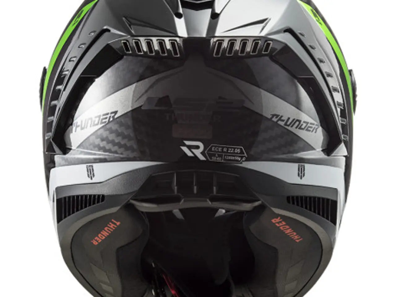 Billede 3 - LS2 Thunder Supra Green White - FØR 4199