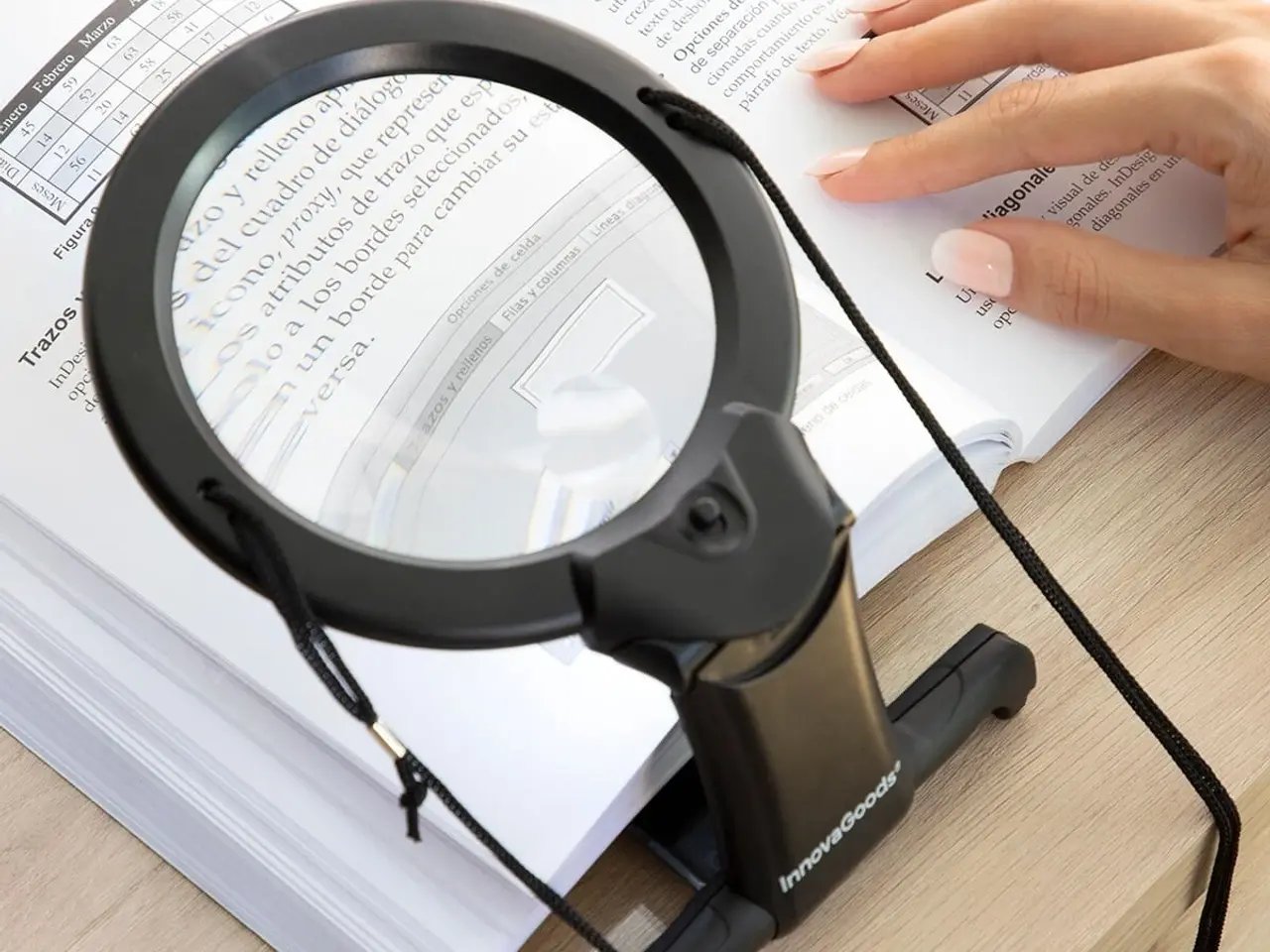 Billede 7 - Håndfri forstørrelsesglas med LED-lys Zooled