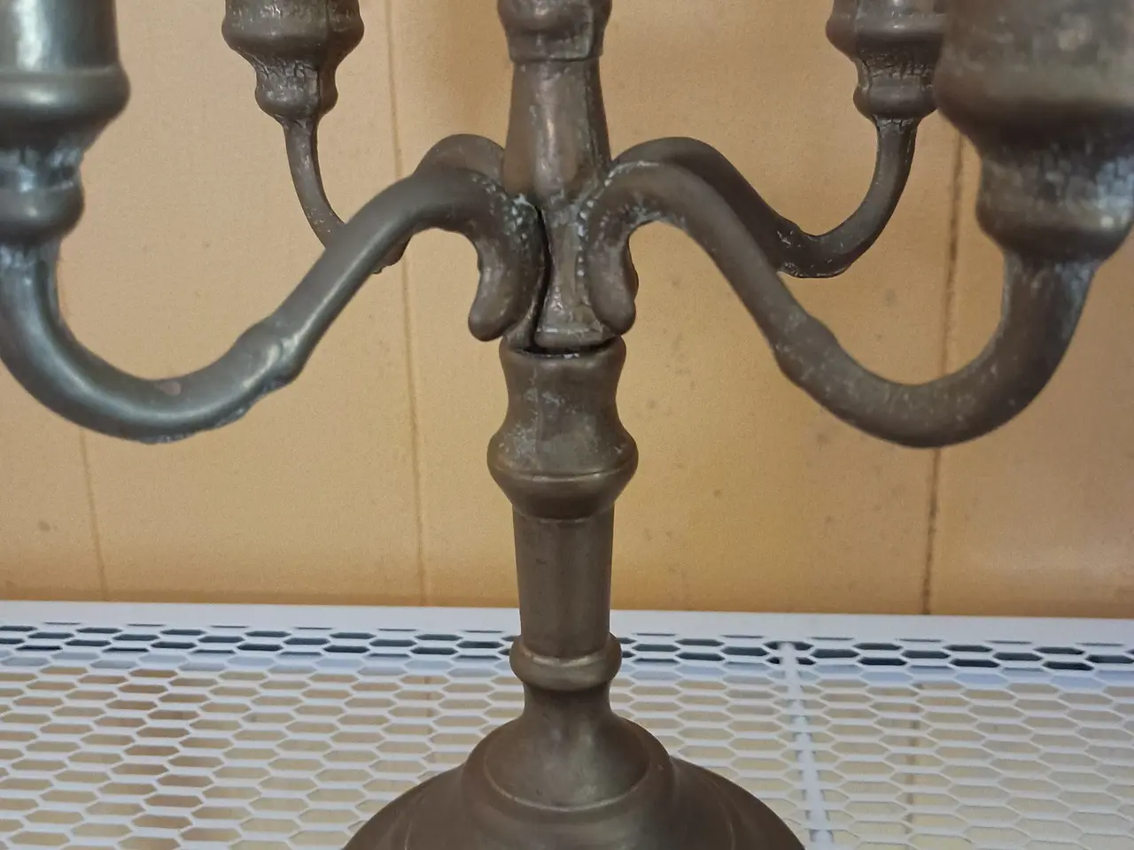 Billede 3 - Messing lysestager med patina.