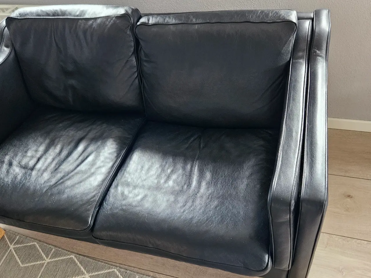 Billede 1 - Ilva Marstrand 3 plus 2 lædersofa