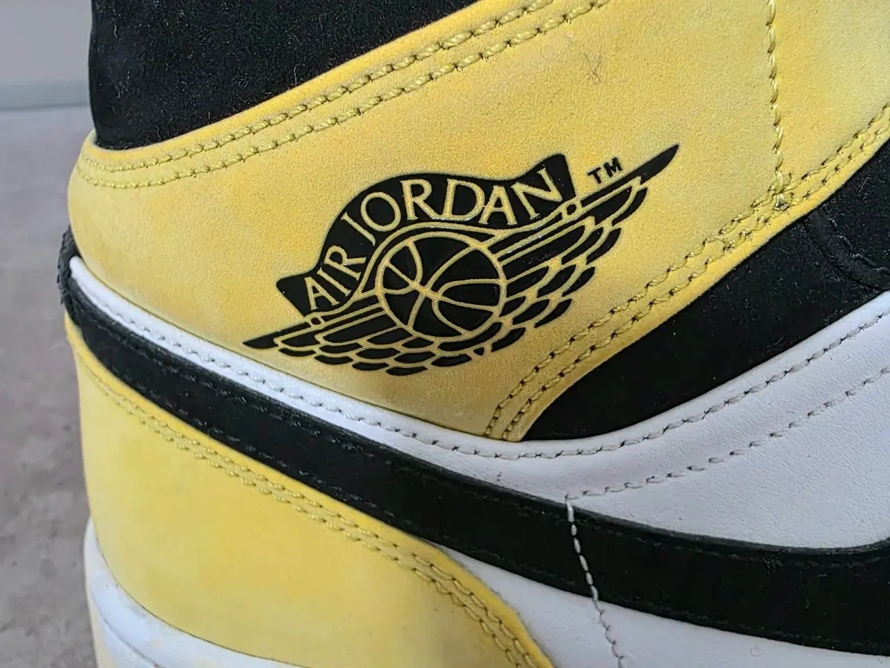 Billede 2 - Nike Air Jordan 1 High Yellow Toe