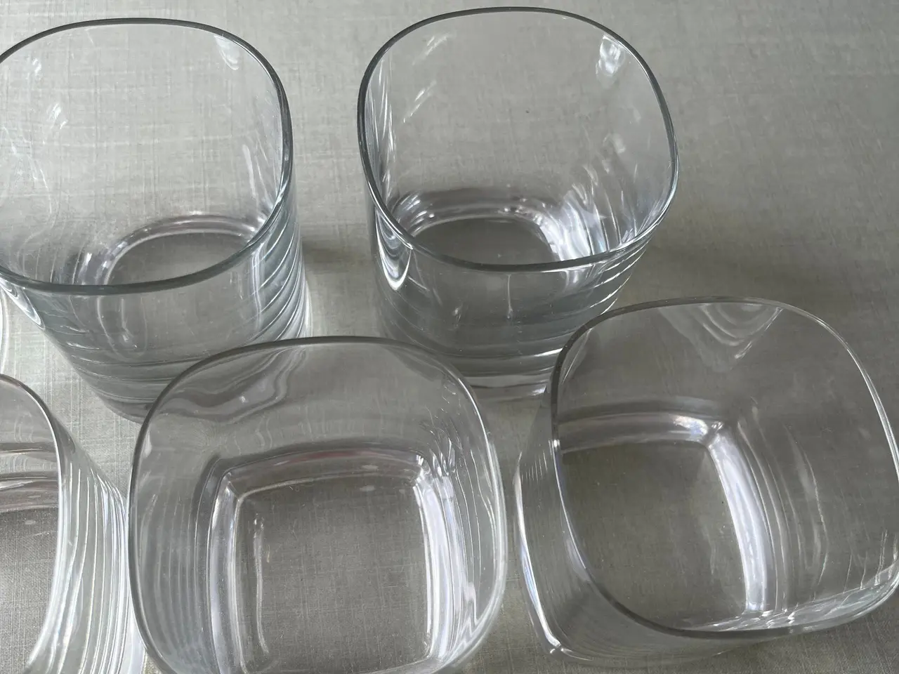 Billede 4 - 7 stk firkantet whiskyglas