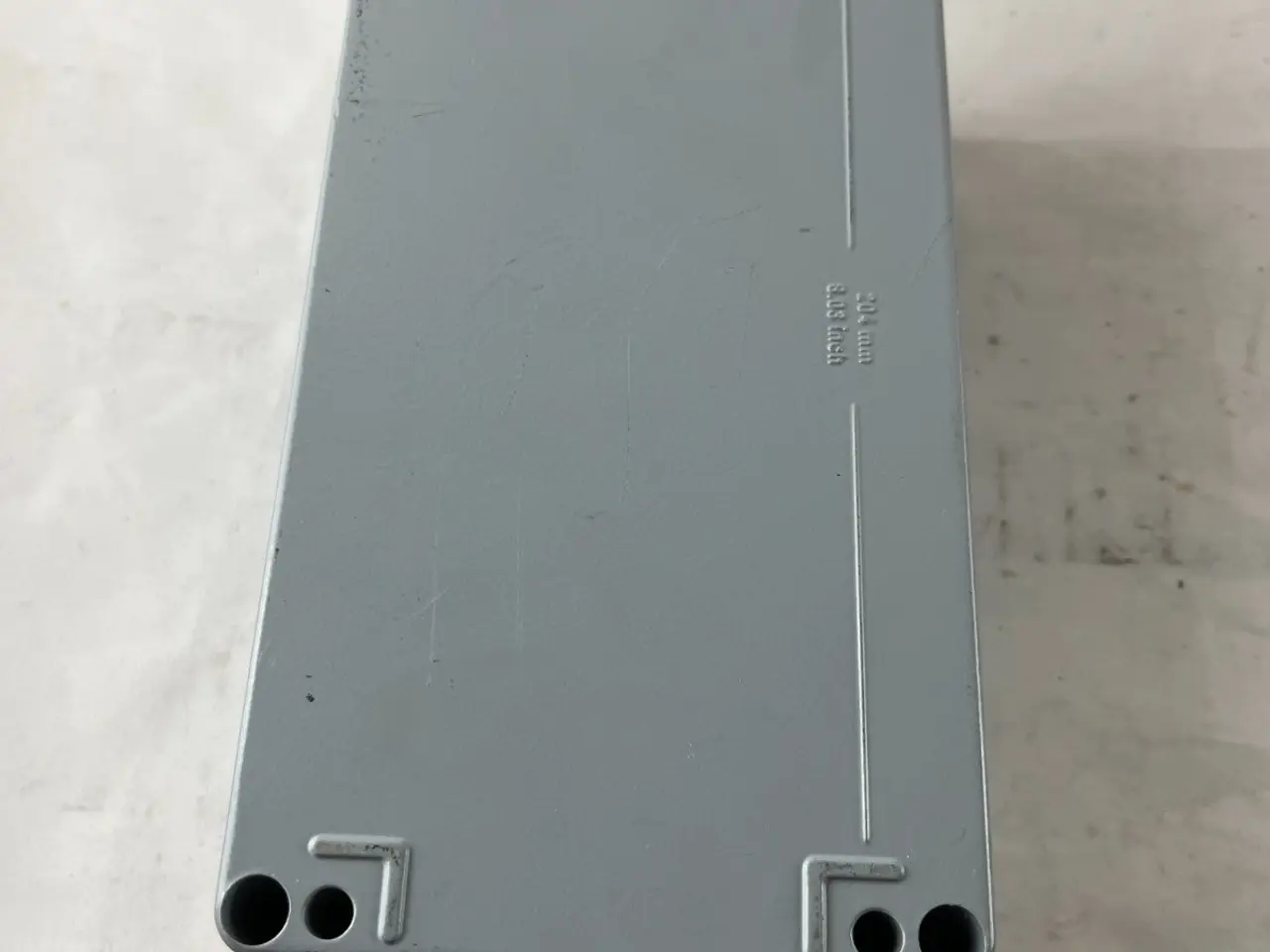 Billede 9 - kabinet 82x206mm Grey Junction Box Screw Lid