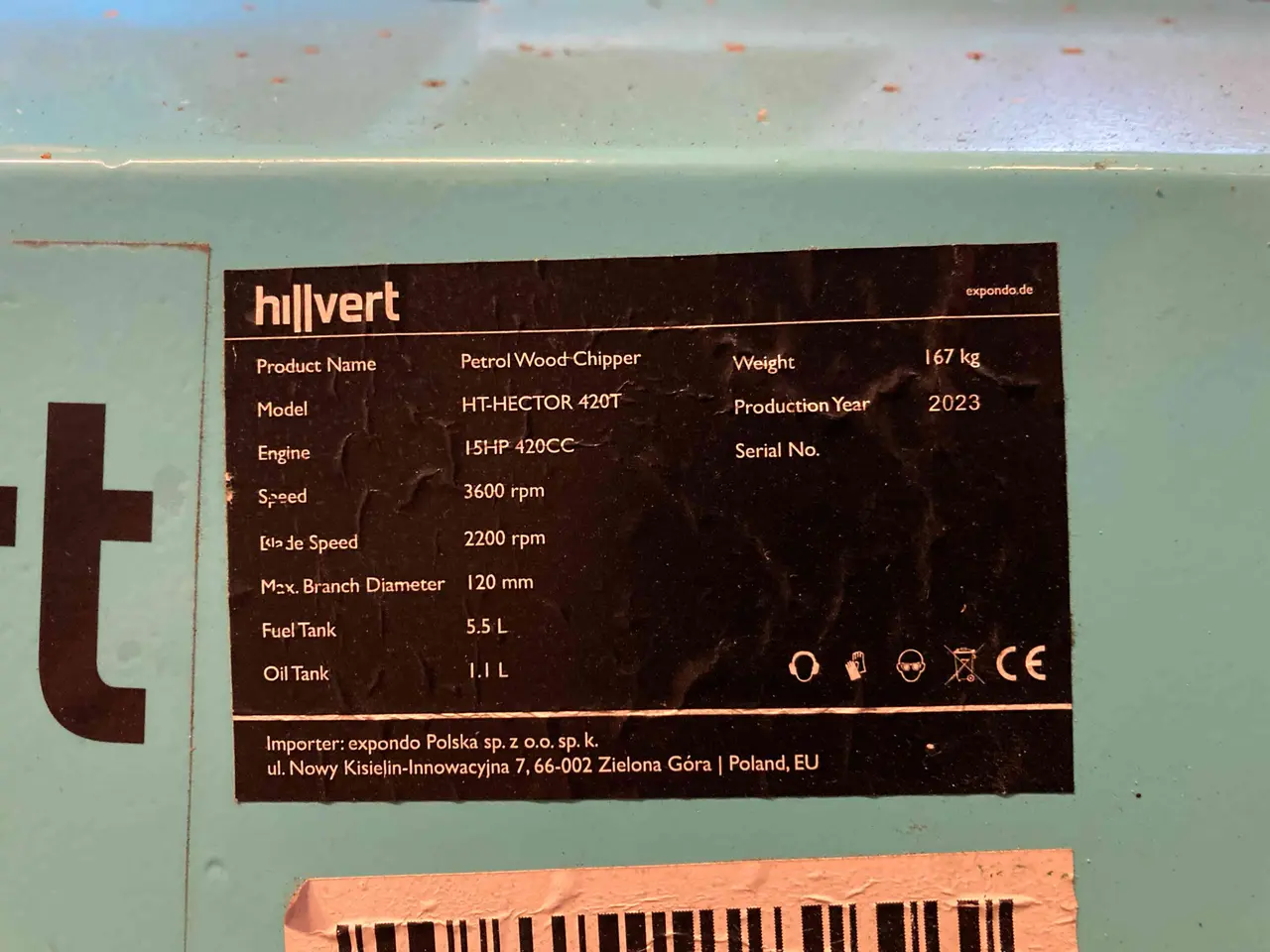 Billede 5 - Flishugger Hillvert HC-HECTOR 420T.