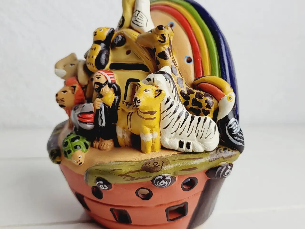 Billede 3 - ⭐️- Smuk Noahs Ark Fyrfadslysfigur