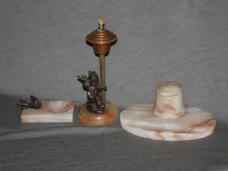 Olielampe med figur