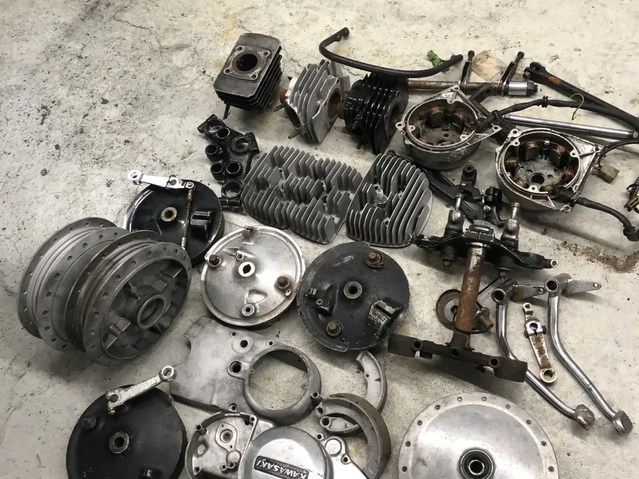 Billede 3 - Reservedele Kawasaki 350S2,500H1