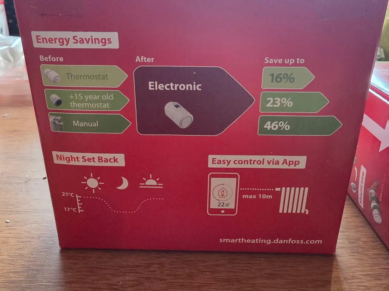Billede 4 - Danfoss Living Eco elektronisk radiator termostat
